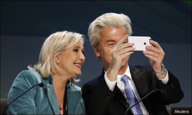 Ле Пенова и холандски "антиевропејац" Герт Вилдерс