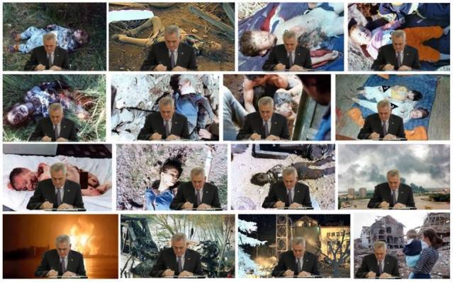 ФОТО: НАТО СТАНДАРДИ иза председника Србије који "ПОТПИСУЈЕ СА НАТО"