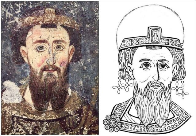 1. Велики жупан Стефан Немањић Милешева 1219. 2. Стефан Првовенчани краљ Српски Милешева 1221.