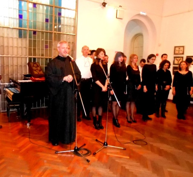 Отац Јевта за време свог обраћања