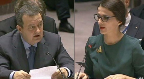 Ивица Дачић и Фљора Читаку у УН