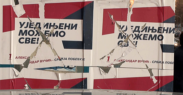 Стравични судбина СНС плаката, дроњци на све стране. 