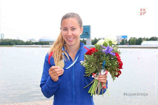 Српска кајакашица Кристина Бедеч освојила је златну медаљу у дисциплини К1 на 1.000 метара на Европском првенству у Москви