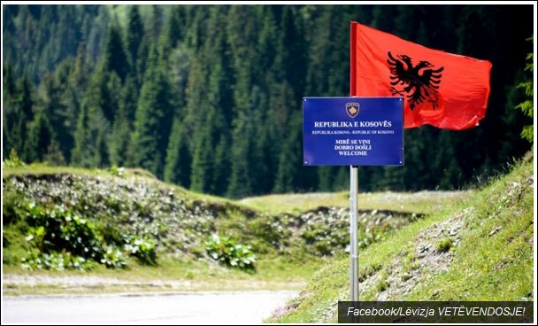 Шиптарски сајт је објавио фотографију о жељама сепаратиста за србском територијом Косово и Меохија