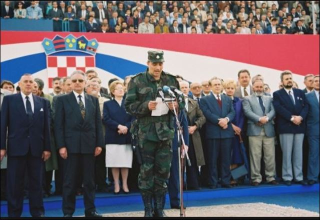 28. svibnja 1991. – na stadionu NK Zagreb održana velika smotra ZNG-a