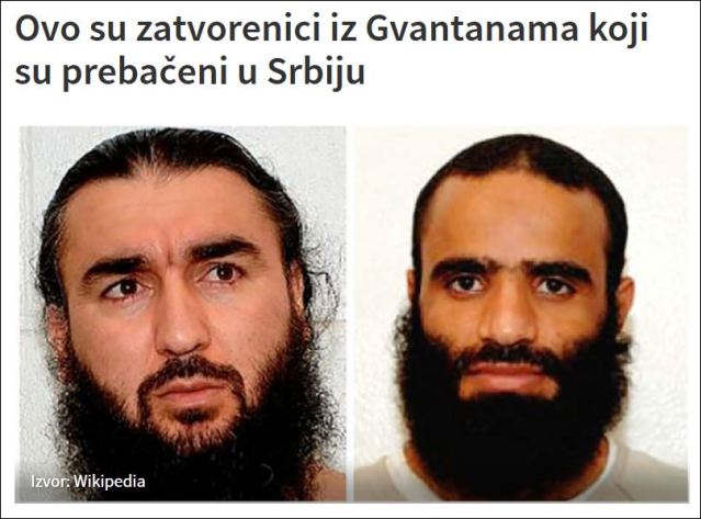 Пребачени у Србију: Држављанин Јемена је Мансур Ахмад Сад ел Дајфи, а Таџикистанац је Махамади Давлатов.