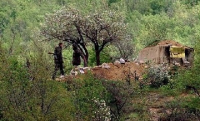 Бункер српских војника на Морини 1999., граница са Албанијом