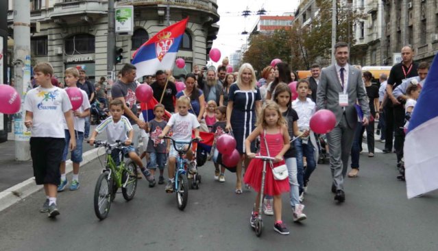 Породична шетња, Светски конгрес породица, Београд 2016. (фото: Двери)