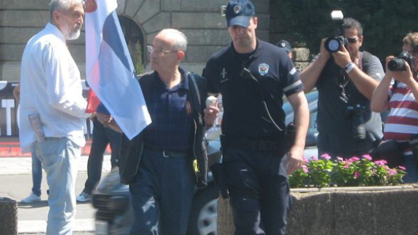 Са једног од протестак на којиамј е Никола учествовао