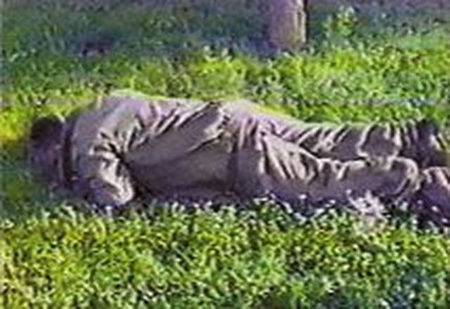 Убијени припадник ЈНА (тада регуларне и једине војске) после заробљавања од стране паравојних формација хрватске војске тзв. ЗЕНГИ