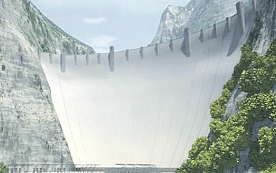 Брана на Морачи, анимација (извор: Вијести/ЕПЦГ)