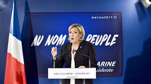 January 4, 2017 - Paris, France, France - Marine Le Pen - candidate FN aux elections presidentielles de 2017 (Credit Image: В© Panoramic via ZUMA Press)