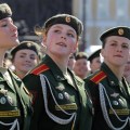 Военный парад, посвященный 70-й годовщине Победы, в Санкт-Петербурге